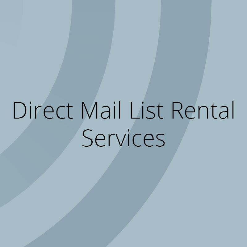 Direct Mail List Rental Services