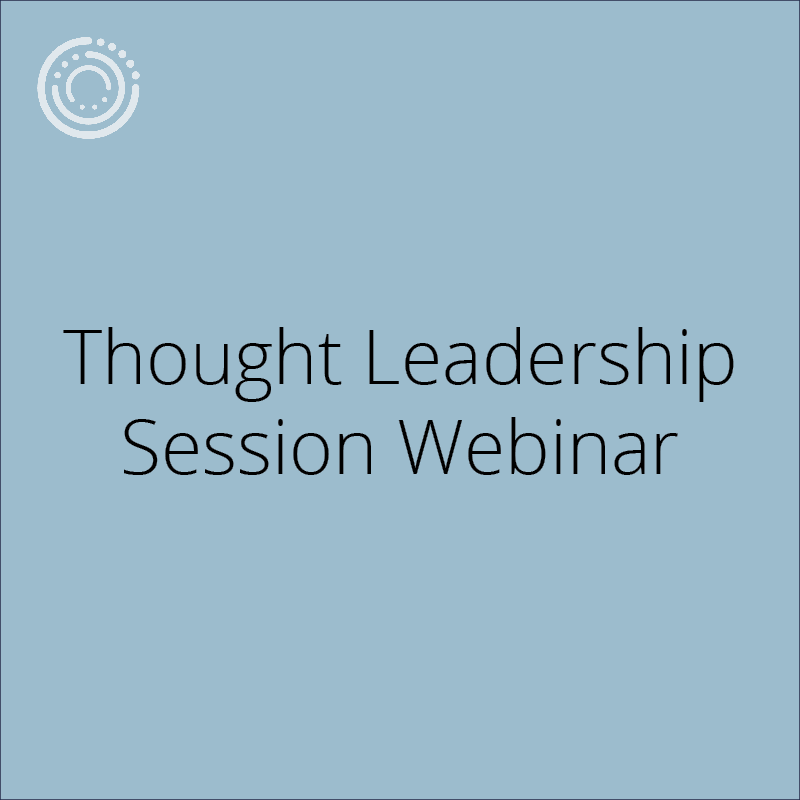 Thought Leadership Session Webinar